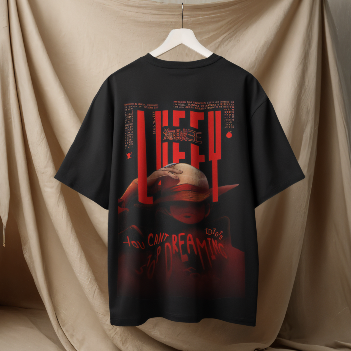 Luffy One Piece Oversized Tshirt