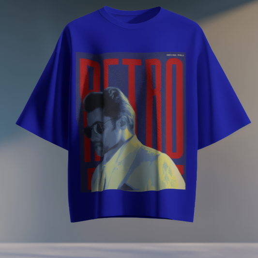 Retro Movie Oversized Tshirt