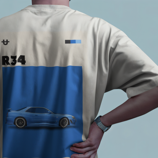 The R34 GTR Oversized Tshirt